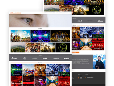 Photography Website for Nico Alsemgeest design freelance designer inspiration mennovanpaassen photographer photography ui web webdesign website