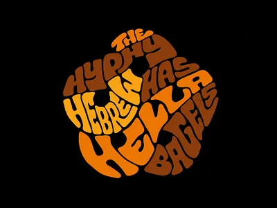 Hella Bagels bagel bagels california clientwork custom lettering doughnut hand drawn handlettering itsjerryokolo jerryokolo logo designer logodesign oakland procreate restaurant typography