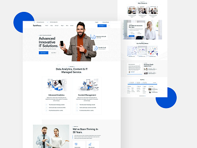 Techpress IT Solution & Consultancy Website Design consultancy content footer header it it company it consultancy it jobs it services it solutions minimal services technology techpress testimonials ui ui design ux ux design website