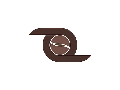 POP Coffee brown browns coffee coffee bean coffee cup coffee shop coffeeshop concept letter lettermark letters p logo seed seeds