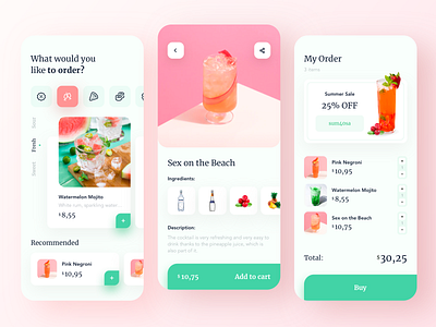 Food order - Mobile App app app design food food and drink food app food order food ordering food ordering app mobile app mobile app design mobile design mobile ui