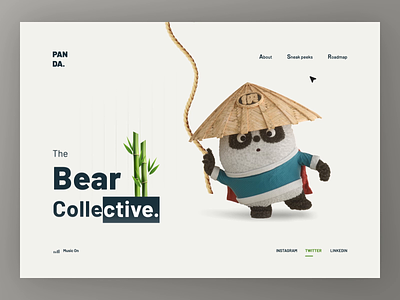 Panda Nft Collection - Website 🔥🤘 animation creaitve design landing motion graphics nft panda trend ui uidesign uiux userinterface web web desgin webdesgin website