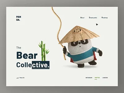 Panda Nft Collection - Website 🔥🤘 animation creaitve design landing motion graphics nft panda trend ui uidesign uiux userinterface web web desgin webdesgin website