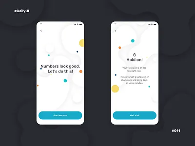 #DailyUI #011 Flash message app daily 100 challenge dailyui design diabetes feedback flash flash message glucose message mobile mobile ui ui userinterface ux values workout workout app