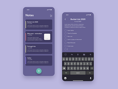 Daily UI 065 - Notes Widget app design daily ui daily ui 065 daily ui challenge dailyui dailyuichallenge design minimalistic notes notes app ui ui ux ui design