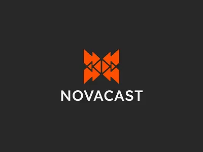 Novacast Logo Design audio logo brand identity branding clean growth logo logo logo design logos minimalist logo modern logo music logo play logo podcast vector video logo visual identity