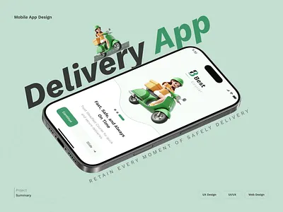 Delivery Mobile App Design application courier delivery ios location loginsignup page mobile app motorcycle otp page package parcel services shipping track order tracking transport transportation ui ui design ux