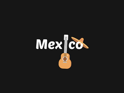 Mexico branding branding design guitar logo mexico typogaphy