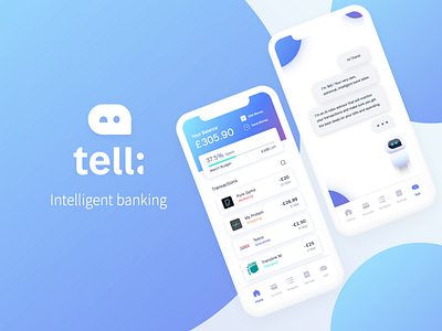 Telli 🤖 app brand branding character design gradient illustration logo ui ux