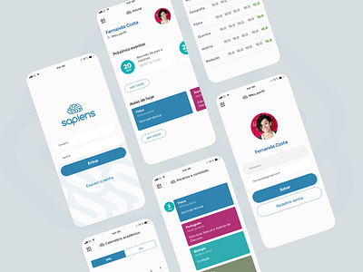 Sapiens App design mobile mobile app prototype ui ui design ux ux design