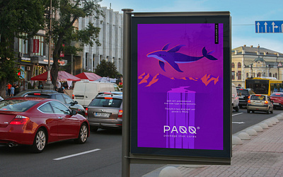 PAQQ - outdoor advertising branding eco ecology identity kraft kraft packaging leaf leaf logo outdoor advertising