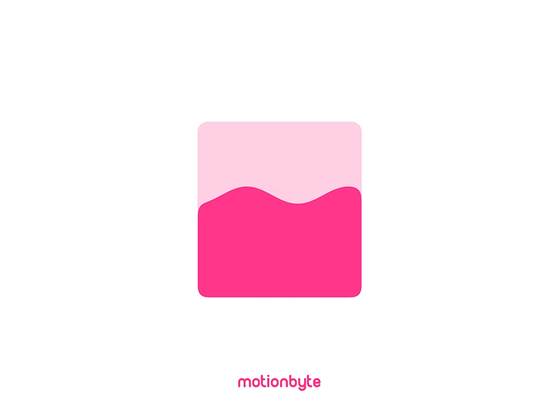 Keep Flowing aftereffects gif liquid animation loop pink