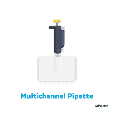 Week11 Mutichannel pipette flat illustration illustration sciart scicomm science vector