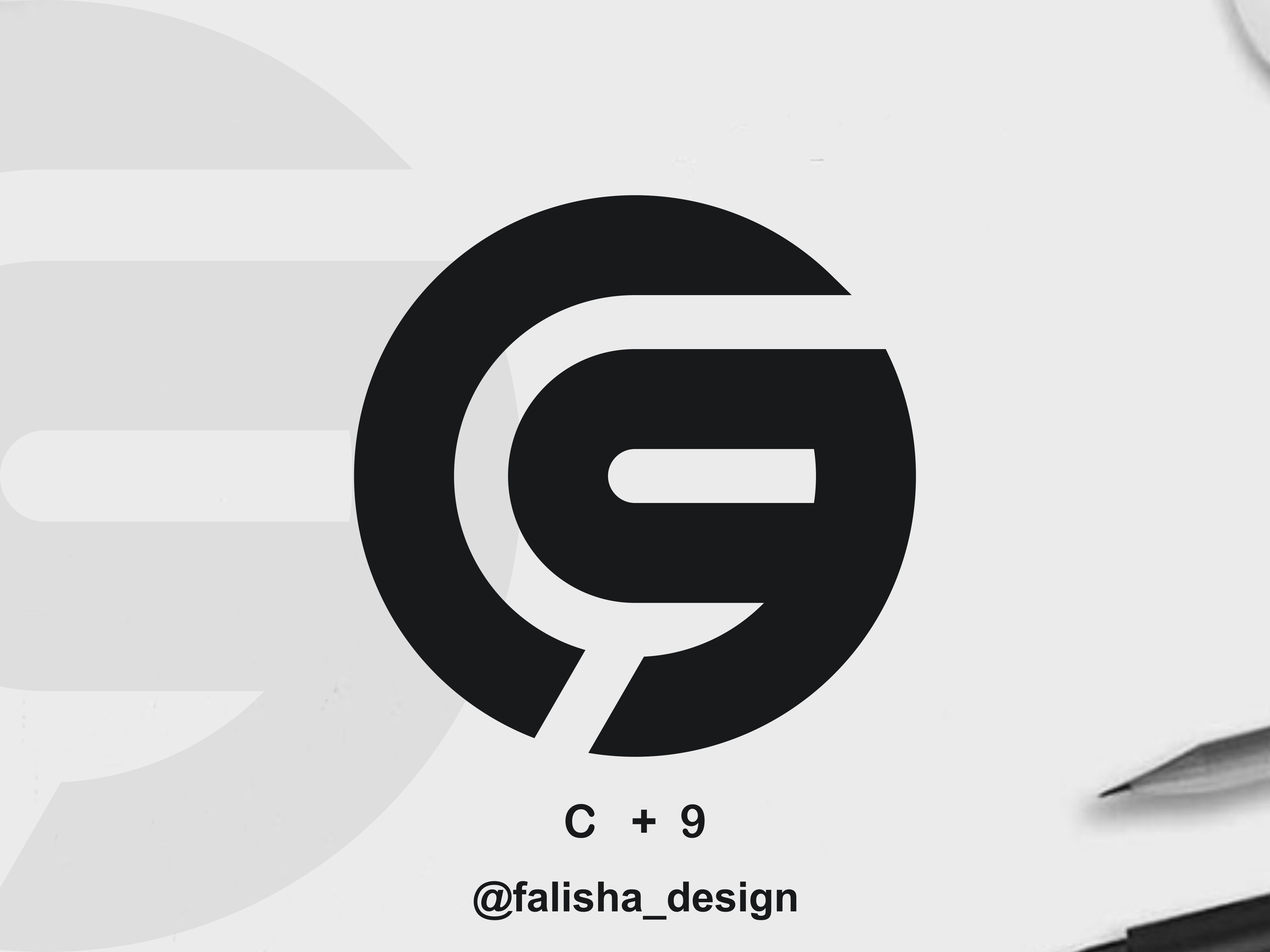 c9 logo idea by logo_mossion on Dribbble, image size:4000x3000