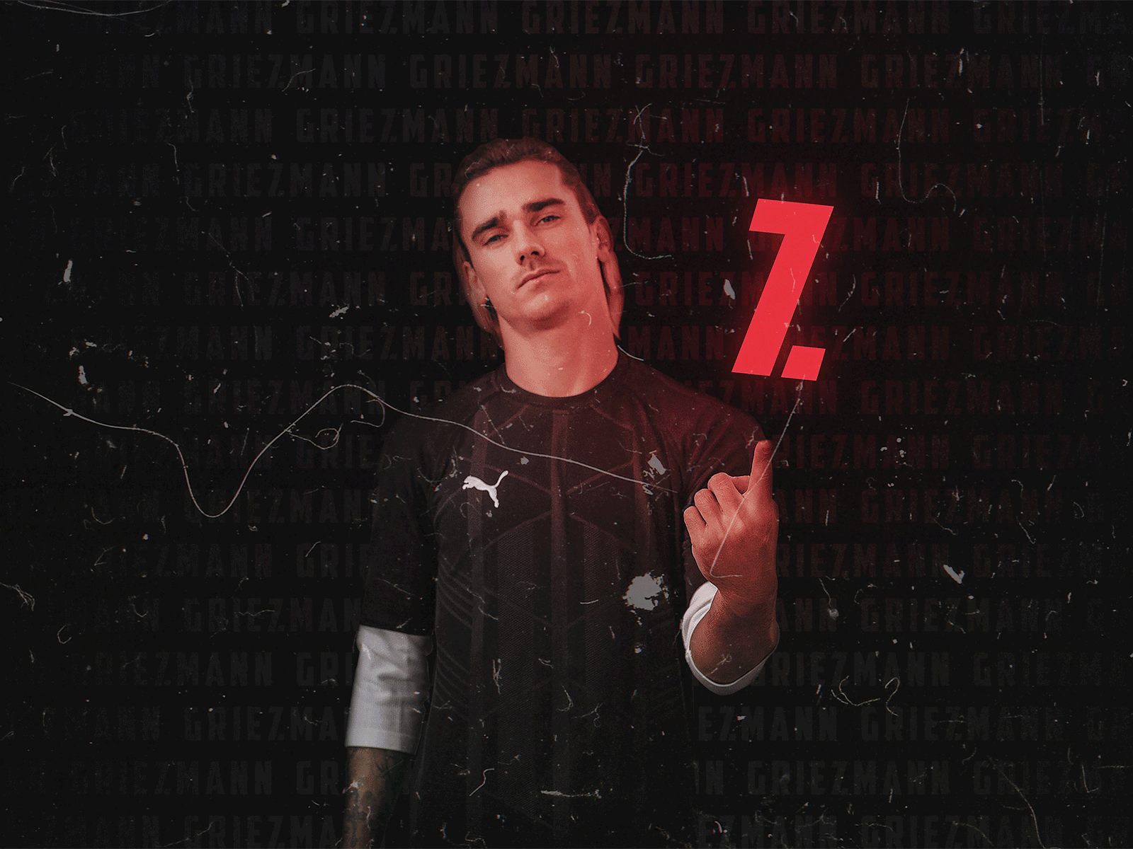 Antoine Griezmann brand identity branding concept art design flat graphic design logo logofolio minimal modern