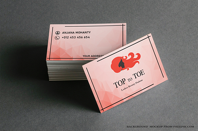 TOP TO TOE beauty salon branding commercial logo cover design design icon illustration logo logo design typography vector visiting card design