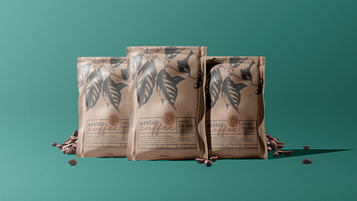 Coffee Packaging Mockup 3d branding coffee coffee bag coffee mockup design mockup packaging