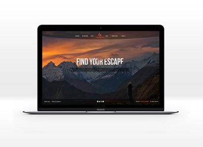 Find My Adventure- Landing Page design ui ux webdesign