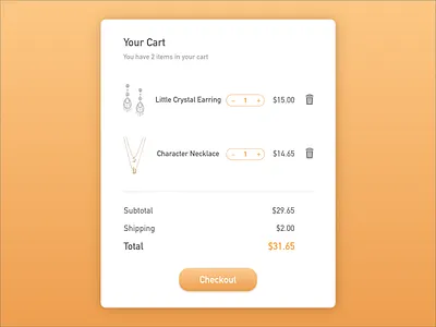 Daily UI 058 Shopping Cart adobe adobe xd adobexd checkout dailyui dailyuichallenge design ecommerce illustration illustrator shopping shopping bag shopping basket shopping cart ui user experience user interface ux vector