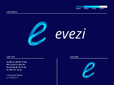 Evezi Logo Design abstract abstract design abstract logo app brand brand identity branding business design e letter logo icon logo market minimal modern logo template