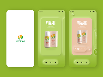 Phytobokaz Mobile Adaptation-static app design experiment fanart guadeloupe invision medecine mobile design natural personal project photoshop ui