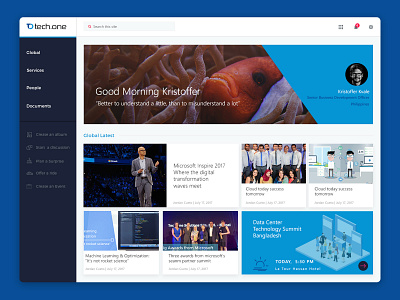 Sharepoint Intranet Site intranet sharepoint ui design ux