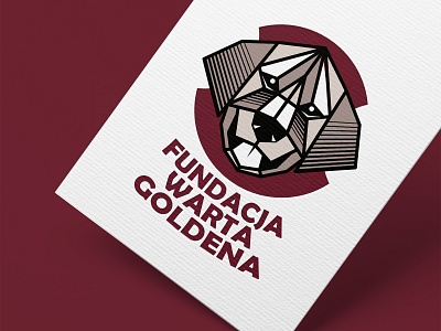 fundacja logo animal brand dog dotations dundation fundacja funny golden help logo