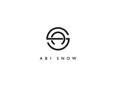 Abi Snow - Logo | Branding branding branding agency branding design design designagency icon logo logodesign logos monogram monogram logo