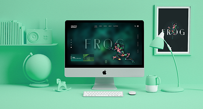 Creative Frog animal animation app app design application colorful creative frog graphic graphic design trend typography ui user inteface ux web web design web designer website website design