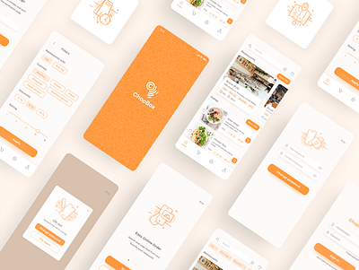 Redesign food delivery app app delivery design food illustration ios logo mobile ui ux