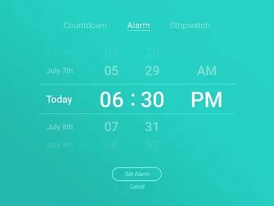 UI Challenge Day 068 - Date Picker date picker ui ui challenge ui design