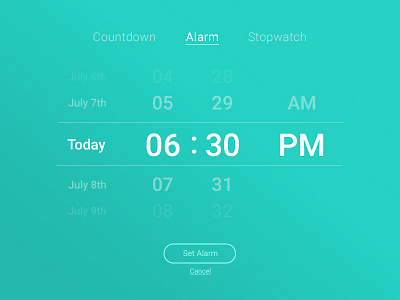 UI Challenge Day 068 - Date Picker date picker ui ui challenge ui design