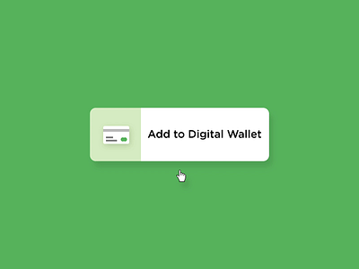 Digital Wallet - Hover animation branding icon icons illustration microinteraction microinteractions ui ux vector