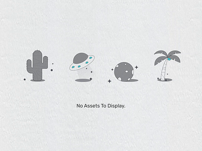 Empty States ✨ Animations ✨ Illustrations 2d art branding cactus coconut default design emptystate flat icon illustration illustrator light linework logo planet plant star ufo ui