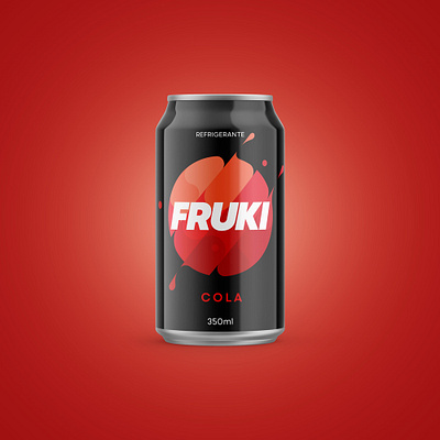 Fruki Cola branding cola design food fruki graphic mockup package packaging redesign soda