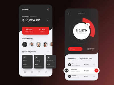 Carbon Banking application design halo lab interface startup ui ux