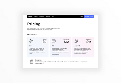 Daily ui 030 - Pricing 030 dailyui pricing webflow