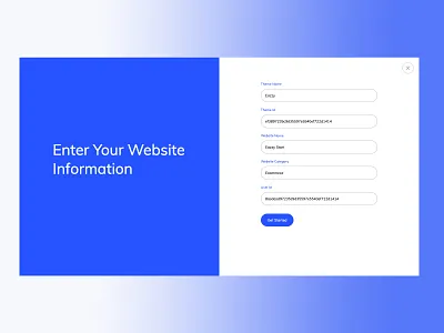 Registration branding clean clean ui design form trime ui ui ux website builder