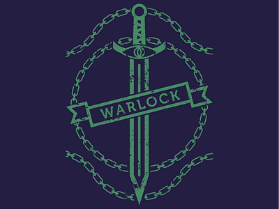 Warlock art design digital dnd dungeons and dragons graphic design warlock