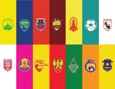 V. League One Rebrand Concept adobe illustrator adobe photoshop brand identity branding design football football club futbol graphic design illustration logo logo design logo designer logodesigns rebrand rebranding soccer soccer logo v.league vietnam