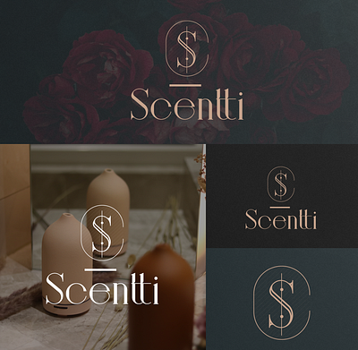 scentii branding design letter logo logo logo design logodesign logotype luxury logo minimal s logo vector