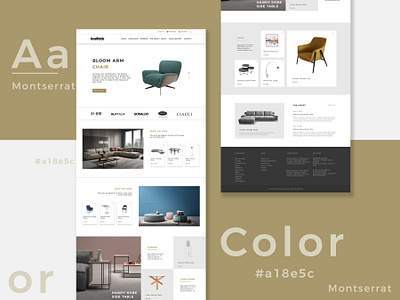 Furniture website design design ui ux web