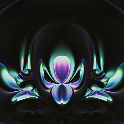 Alien Minds 3d abstract alien art colors design filter forge generative gradient graphic design illustration minds mirrored organic pattern symmetry