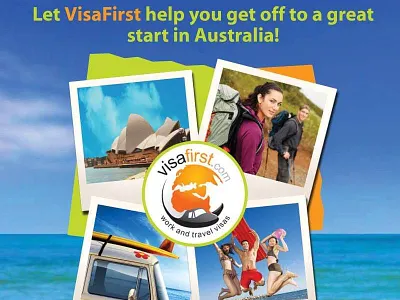 Social media banner - VisaFirst banner design social media travel visa