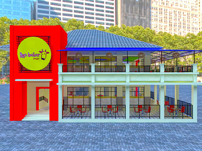 Resto Iga Bakar Jogja #3D Design 3d 3d design 3d designer exterior design