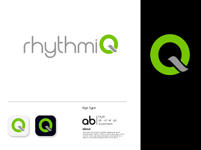 rhythmiQ Logo Design a business card designer a business card picture business card background creative design creative logo illustrator logo logo animation logo design logo design branding logo designer logo mark logodesign logos logotype photoshop professional logo