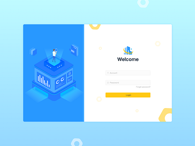 Login design ui web