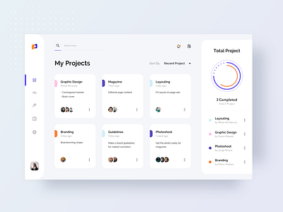 Exploration - Project Management app design exploration management manager minimalist minimalist design project sketch tab task ui web website