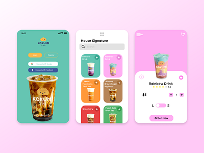 UI UX Kokumi drink drinks kokumi mobile app design mobile ui ui design uiux ux design