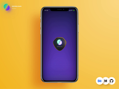 Scan & Badge | coronacure achievement animation app badge corona covid dailyui dark design gamification health influencer interaction mobile qr code scan social media ui ux vaccine